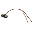 thumbnail image 2 of 4pcs DC 9V Battery Clip T type Buckle Connector Wire 10cm Long, 2 of 6