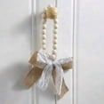 thumbnail image 5 of Rustic Beaded Wall Hanging With Linen Bow, 5 of 5