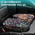 thumbnail image 4 of Premium Paisley Pattern Memory Foam Seat Cushion Ergonomic Chair Pad for Office Chair, Car, Airplane & Bleachers Sciatica, Tailbone Hip & Back Pain Relief - Chair Cushion for Long Office Workers., 4 of 5