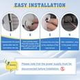 thumbnail image 2 of Upgraded W11307244 W10682535 Washer Lid Lock with Lid Strike W10837741, Compatible with Amana Whirlpool Kenmore 110 200 500 Series Maytag Washer, 2 of 8