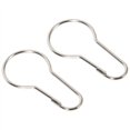 thumbnail image 3 of 200 piezas de ganchos de anillos de cortina de ducha de hierro en forma de pera, 3 of 5