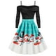 thumbnail image 1 of Vestidos para mujer Vestidos de otoño Un hombro Manga larga Vestido de fiesta de Navidad Vestido vintage para mujer Odeerbi  ODB-5, 1 of 8