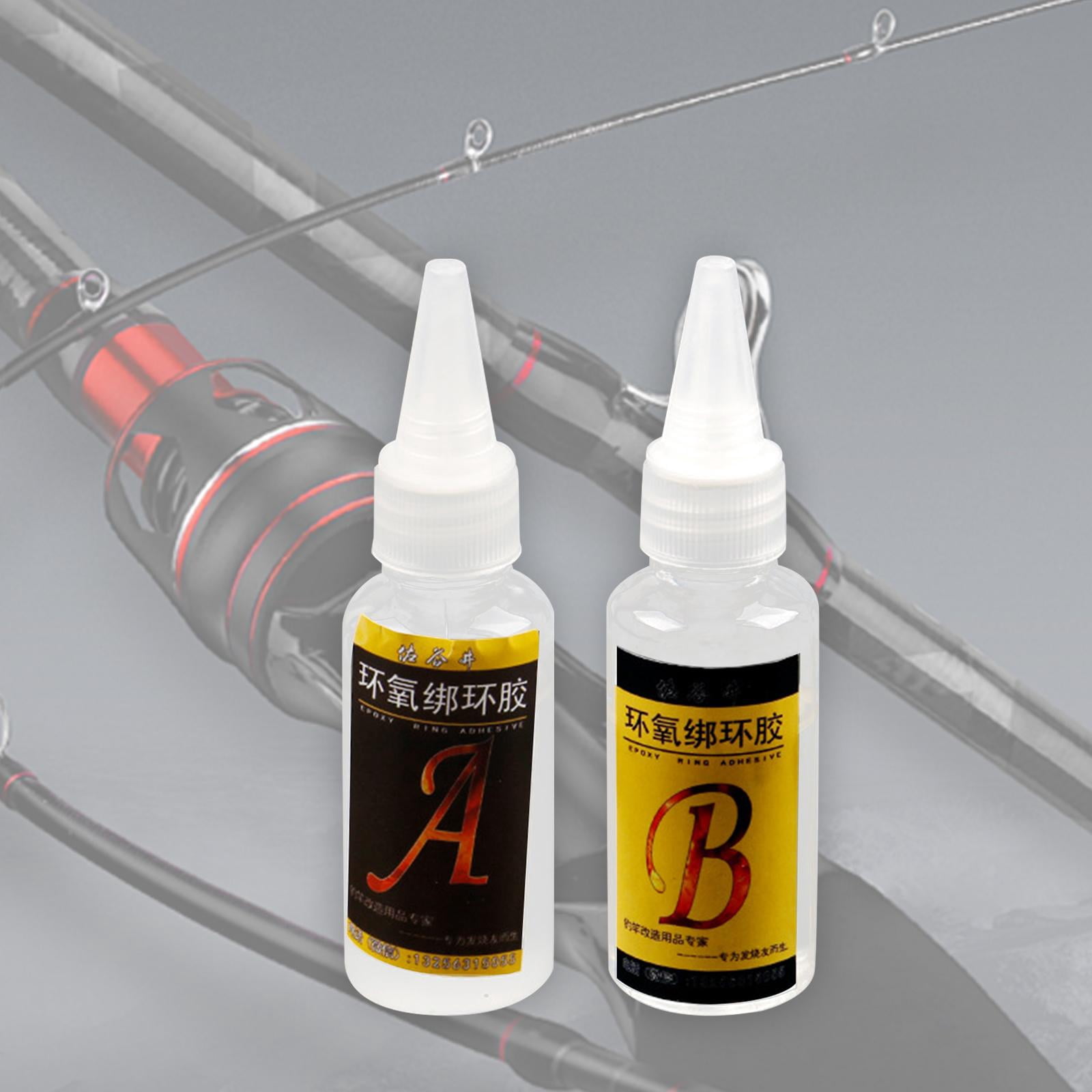 Colaxi Fishing, Rod, Epoxy Glue, Fishing Rod Glue, Restoration, Accessories, Easy to Use, Ab, Transparent Glue, Epoxy Resin, Ab Glue 15ml