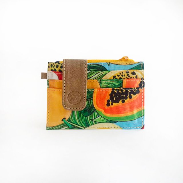 Tarjetero Chaló Chaló Mx, Diseño Frutas Tropicales Chaló Chaló Mx Tarjetero-Monedero