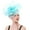 Blue, variant on Ltpwer Organza Flower Fascinator Headband for Women,Large 3D Floral Mesh Tea Party Hat,Wavy Edge Cocktail Headpiece for Bridal Shower,Prom,Garden Party,Brunch,Photo Shoot Navy One size