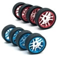 thumbnail image 1 of VONKY Tire Set Metal Hub Upgraded Modified Tyre Skin Wheel Rim 1/28 Accessories Blue 1Set, 1 of 6