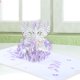 thumbnail image 5 of Tarjeta Emergente Tarjeta de felicitación de mariposa del día de San Valentín Tarjeta de año nuevo 3D para mamá (púrpura) Tmvgtek Libre de BPA, 5 of 9