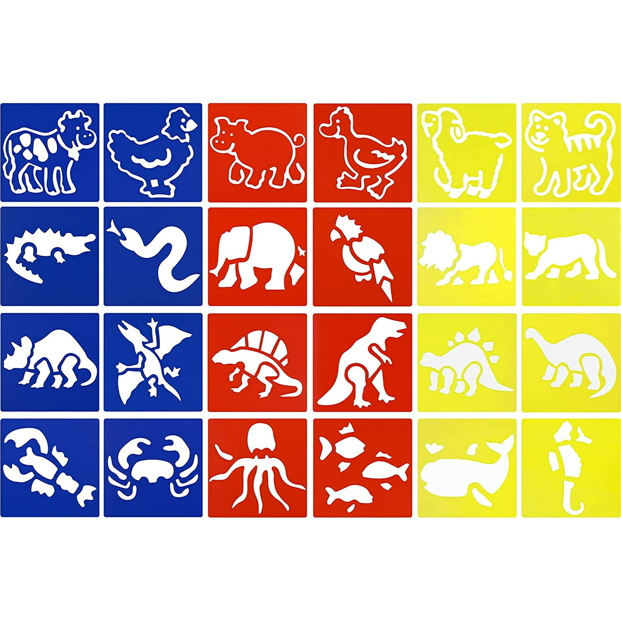 24 Pieces Animal Shape Painting Stencils x 6 Inch Plastic Drawing Stencils Reusable Animal Templates for DIY Crafts Painting Drawing | Walmart Canada 24 Pieces Animal Shape Painting Stencils x 6 Inch Plastic Drawing Stencils Reusable Animal Templates for DIY Crafts Painting Drawing | Walmart Canada