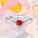 thumbnail image 1 of Anillo de Plata de Ley 925 simplicidad ajustable para mujer moda exquisita estudiante novia joyería accesorios fiesta de boda, 1 of 2
