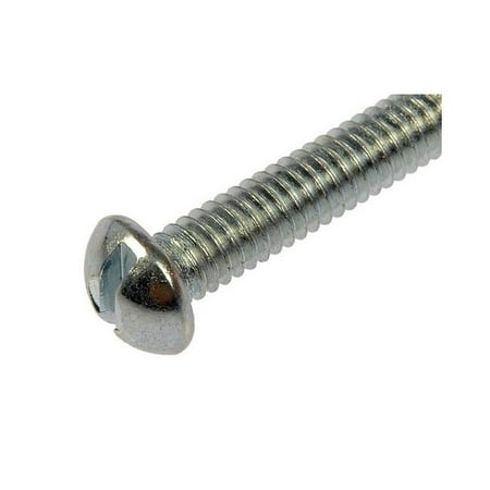 

Midwest Fastener 19426661 Screw - Machine Round Head Slotted #6-32 (UNC) x 1 - Zinc 100pk