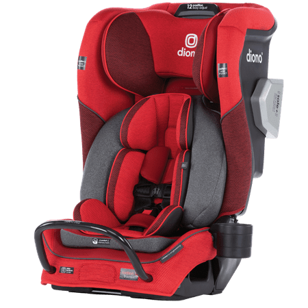 UPC: 0677726512232 | Diono Radian 3QXT All-in-One Convertible Car Seat  Slim Fit 3 Across  Red