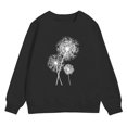 thumbnail image 4 of Zshosam Toddler Crewneck Sweatshirt Toddler Baby Girls Long Sleeve Crewneck Pullover Sweatshirt Outfits Casual Clothes,Black 5 Years, 4 of 4