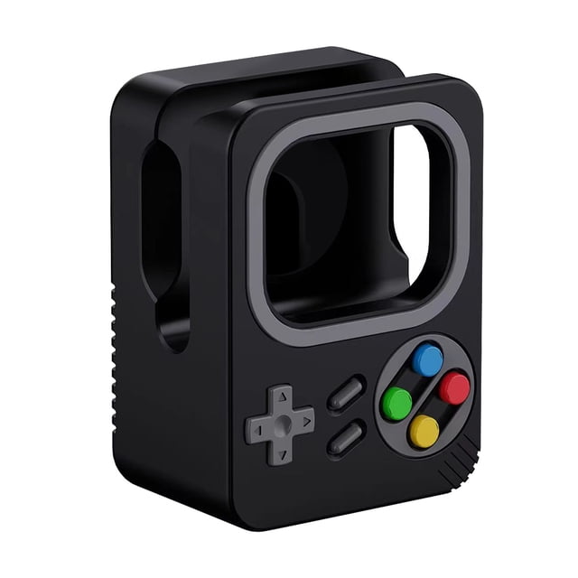 Ndcxsfigh Soporte Cargador Consola Juegos 3D Silicona para Watch Series 8 7 (negro)