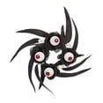thumbnail image 2 of Corona de Halloween, coronas artificiales para colgar en la pared al aire libre, ventana, puerta delantera, corona para exteriores, comedor, casa embr 17 cm x 9 cm, 2 of 9