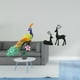 thumbnail image 2 of Majestuoso Pavo Real Y Elegante Reno, Conjunto De Esculturas Para El Hogar, Jardín, Patio, Sala De Estar, Estudio, Balcón, Decoración De Mesa., 2 of 8
