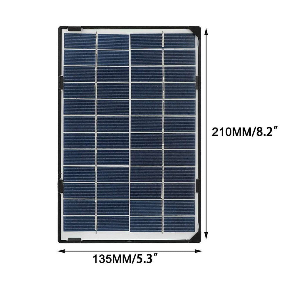 15W 12V Solar Panel Polycrystalline Solar Charger Suitable for Garden Light RV