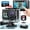 Standard Kit with 64GB Card, variant on AKASO Brave 4 Pro 4K30FPS Action Camera, 131ft Underwater Camcorder Waterproof Camera with Touch Screen Advanced Eis Remote Control 5X Zoom Support External Mic
