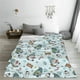 thumbnail image 5 of Balery Winter Wonderland Light Blue Manta de Felpa Suave y Acogedora – Cobija de Franela Aterciopelada para Cama, Lavable y Cálida para Sofá, Mascotas, Transpirable-60"x50", 5 of 7