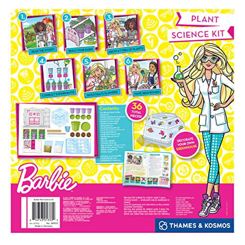 Barbie Plant Science Kit Experiment Standard FREE SHIPPING MULTI COLORED 