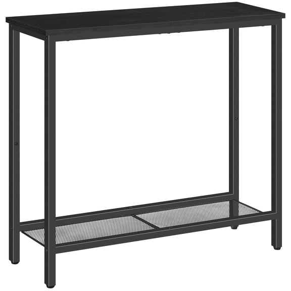 Narrow Console Table, Small Entryway Table with Shelf, 2 Tier Thin Sofa Table, Behind Couch Table, Side Table, for Hallway, Living Room.