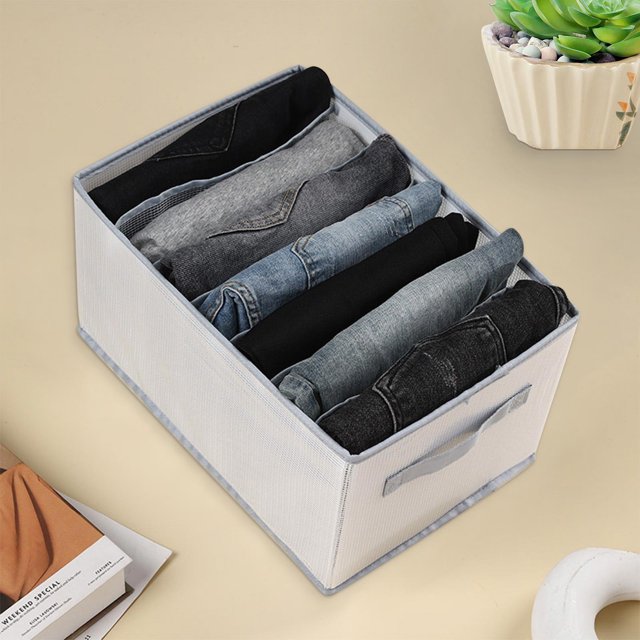 Clearance!Ymkly Storage Bags,PP Box Storage Drawer Storage Clothes Box Bag Board Mesh Compartment Clip Compartment Pants Storage Bags,Organization And Storage