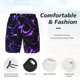 thumbnail image 3 of Fotbe Galaxy Lightning Traje de Baño para Hombre – Shorts de Natación de Secado Rápido con Forro y Bolsillos-X-Large, 3 of 6