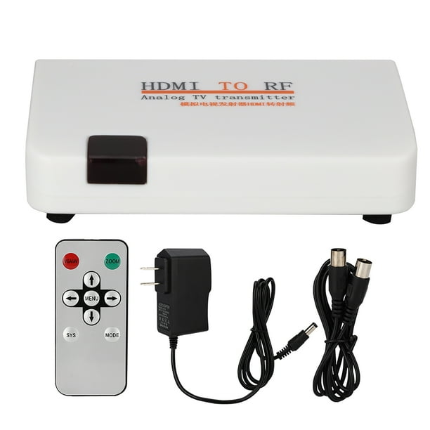 Adaptador convertidor Coaxial HDMI a RF compatible con 480I 480P 576I 576P 720P 720I 1080I 1080P 100 240V US Walmart en linea