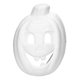 thumbnail image 1 of piezas de máscara blanca para adultos, máscara de dibujo DIY en blanco, accesorio de fiesta de disfraces de Halloween (calabaza), 1 of 8