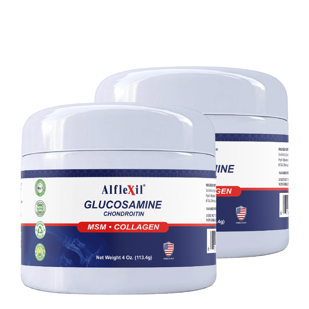 ALFLEXIL Glucosamine & Chondroitin Cream with MSM & Collagen for Joint