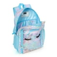 thumbnail image 4 of Schoolyard Vibes Unicorn Girls 17" Sequin Stationary Kids Backpack Set, Blue, 4 of 9