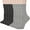 Dark Gray/Light Gray, variant on Loritta Women Crew Socks, Soft Cotton Dress Socks Pack Athletic Socks for Women, Size 9-11, 8 Pairs