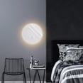 thumbnail image 3 of Aplique de pared LED, luz de lectura para cabecera, luces de lectura de pared LED de 11 W, foco ajustable (luz blanca de 6000 K, blanco redondo), lámpara de pared para pasillo, hueco de escalera, sala, 3 of 5