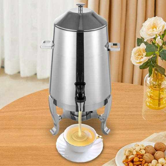 13L Commercial Insulated Hot and Cold Beverage Dispenser Server Stainless Steel