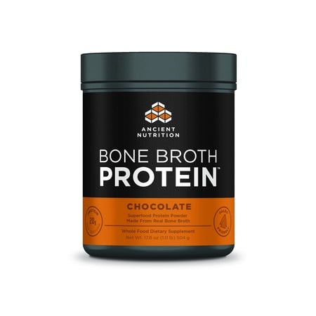 Ancient Nutrition, Bone Broth Protein, Chocolate, 20 (Best Bone Broth Protein)