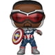thumbnail image 2 of Funko Pop! Marvel: Falcon And The Winter Soldier Funko Capitán América (Sam Wilson) Con Escudo, 2 of 2