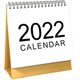 thumbnail image 1 of Calendario de escritorio de pie 2022, calendario mensual de escritorio de pie, encuadernado con alambre, de mesa, simple, 1 of 5