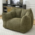 thumbnail image 5 of Newest Heavy-Duty Chenille Bean Bag Chair - 2-Person High-Density Foam & Portable Design for Family Entertainment, 5 of 10