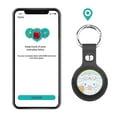 thumbnail image 3 of Cinnamoroll Air Tag Keychain for Apple Airtags Holder, Protective Leather Case Tracker Case with Airtag Keychain, Compatible with New AirTag Dog Collar, 3 of 5
