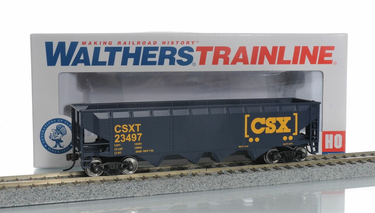 Model Railroad B&O Coal Hopper Car HO scale by Life-Like Trains #8526 LN/BOX 