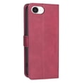 thumbnail image 3 of Case For iPhone 16e / 17e【RFID Blocking】with Multi-Card Holder Bills Slot, Calfskin-Texture Vegan Leather Magnetic Wallet Case,Red,For iPhone 16e / 17e, 3 of 10