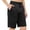 Black #3, variant on WULMLEO Women's Drawstring Hiking Shorts 8" Quick Dry Lightweight Athletic Shorts with Pockets Outdoor Golf Active Cloth Red S