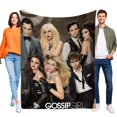 thumbnail image 1 of Gossip Girl anti-pilling, suave, ligera, esponjosa y acogedora de lujo para hogar y cocina – Perfecta para niños y adultos,50X70cm, 1 of 6