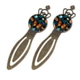 thumbnail image 2 of Butterflies Vintage Copper Crown-Shaped Bookmarks: Stainless Steel Book Accessories and Marks for Bookworms, 2 of 5