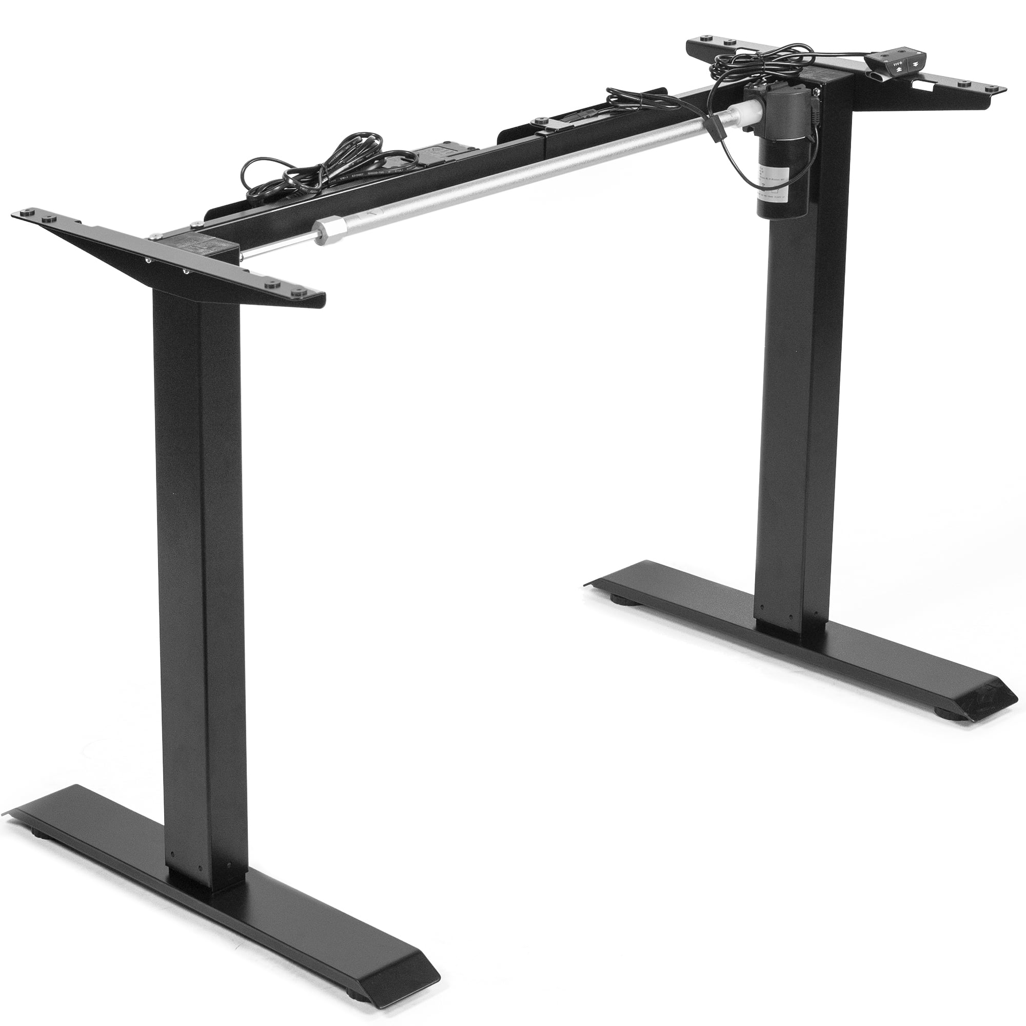 VIVO Black Electric Standup Desk Frame Workstation, Single Motor Ergonomic Standing Height