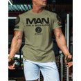 thumbnail image 3 of Gymish Man on Mission Workout Shirt for Men – Motivational Gym Tee, Funny Lifting T-Shirt, Men’s Workout Apparel, Athletic Gym Wear, 3 of 6