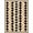Black Beige, Pattern 13, variant on ODIKA Grid Interlocking Trellis Motif Balanced Neutral Tone Rectangular for Home Office, Gaming Room, Under Desk, Non-Slip Chair-Friendly
