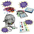 thumbnail image 2 of Royal Bingo Jumbo Set 9" Metal Cage with Calling Board 100 Bingo Cards TY07, 2 of 8