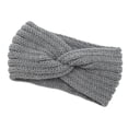 thumbnail image 2 of Diadema de Ganchillo Sonducket Estilo Simple Flexible Transpirable Gris Medio, 2 of 6