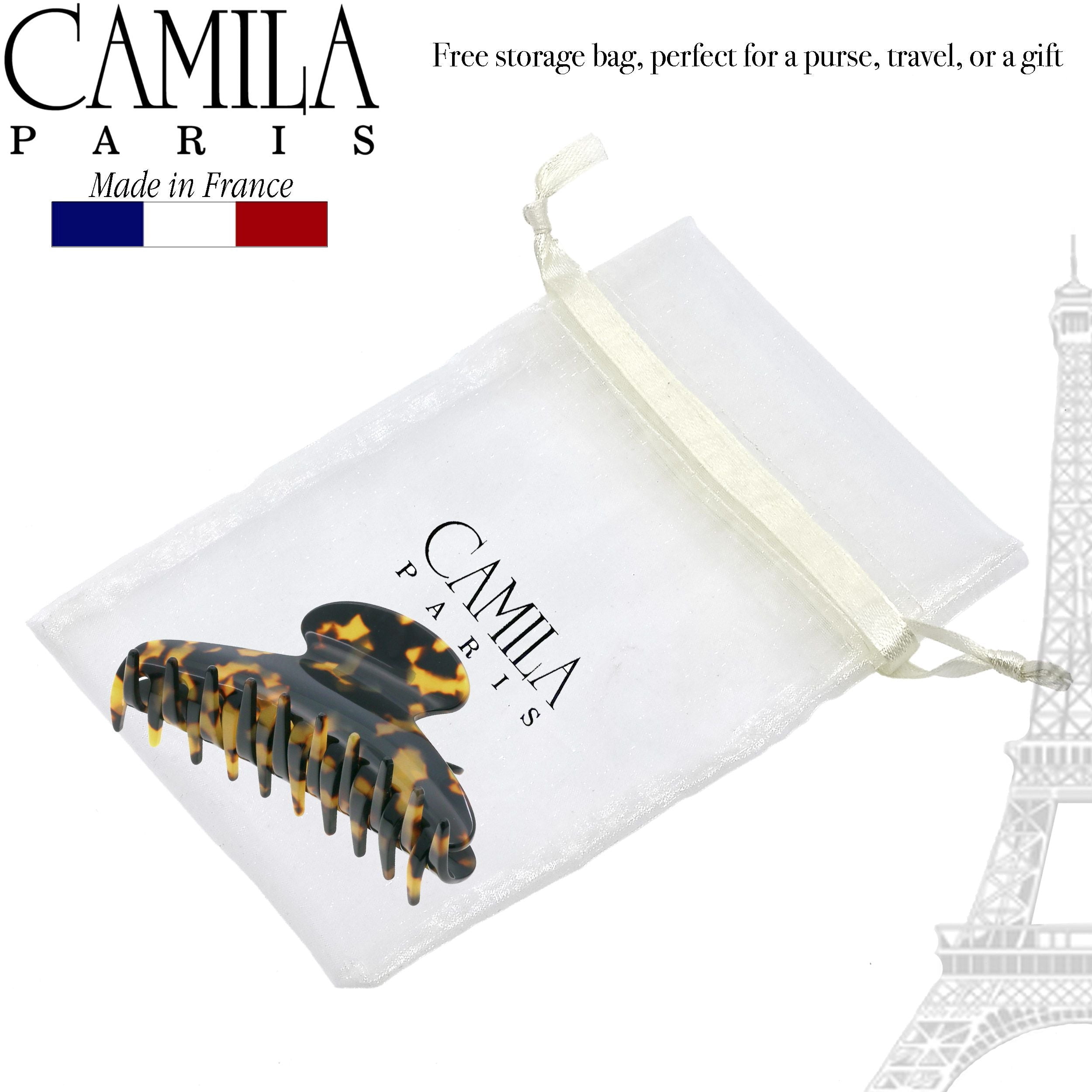 Camila Paris CP3030 French Hair Clip for Women Thick Hair for Long Curly Wavy Hair, Handmade Tokyo, Girls Hair Claw Clips, Durable Styling Big Claw Clip for Thick Hair, Strong Hold Grip Made in France