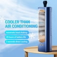 thumbnail image 2 of Household Tower Fan 90 Circulation Oscillating Quiet Cooling Air Conditioner Portable Standing Floor Desk Bladeless Fan, 2 of 5